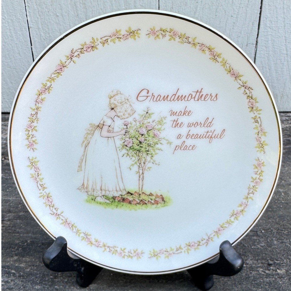 Vintage Lasting Memories Porcelain Plate Grandmothers Beautiful Place Japan 1978
